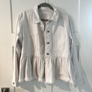 White Denim Jacket